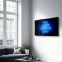 Wallity Pintura Decorativa de Vidrio Templado Multicolor 46 x 72 cm
